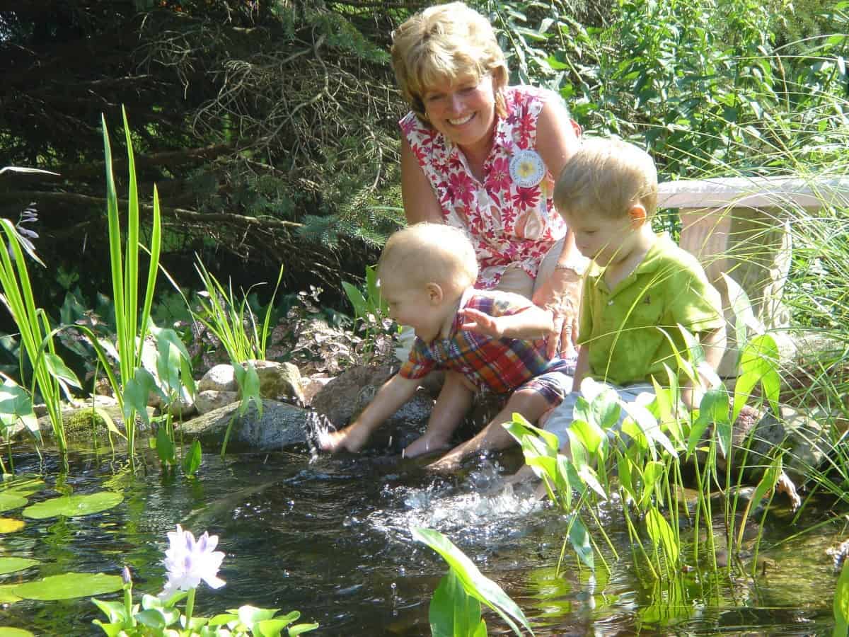 Grandma and The Boys at the Pond